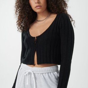 Fly Away Long Sleeve Garage Sweater Black